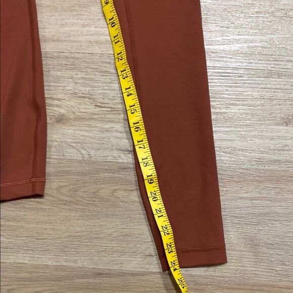 Lululemon Wunder Train High-Rise Leggings – Dark Terracotta, Size 0 - Picture 12 of 14